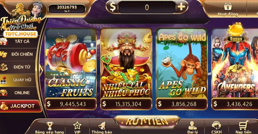 Hình ảnh các trò slot game nổ hũ tại shbet1 với đồ họa rực rỡ và biểu tượng Jackpot, hứa hẹn những phần thưởng lớn.
